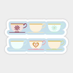 Teacup Party Sticker